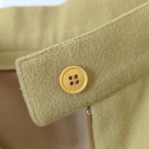 L'Officiel 80's Vintage Wool & Cashmere Blend High Waisted Mini Skirt Pear 6 - Picture 10 of 11